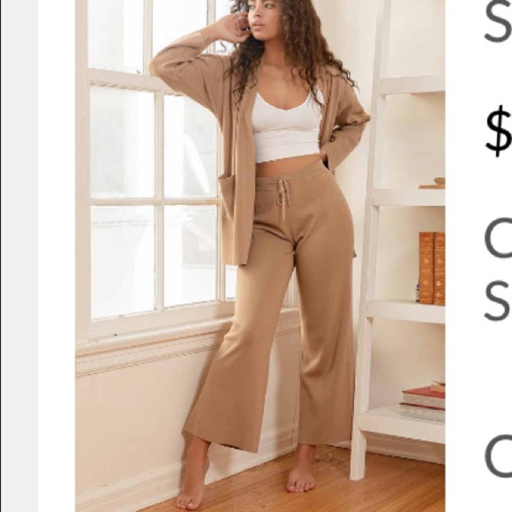LuLus Highwaisted lounge sweater pants